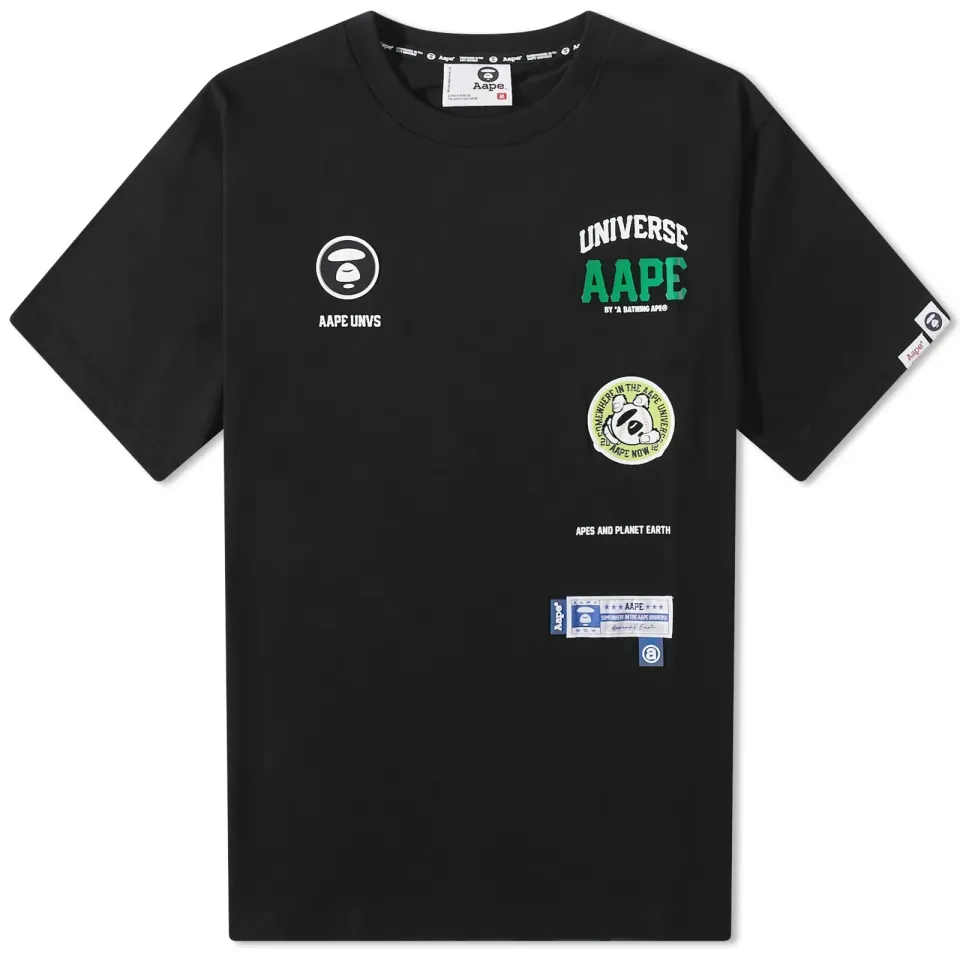 AAPE Street Baseball Badge T-Shirt