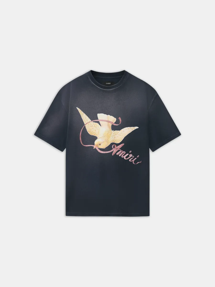 RIBBON OVERSIZED TEE - Black