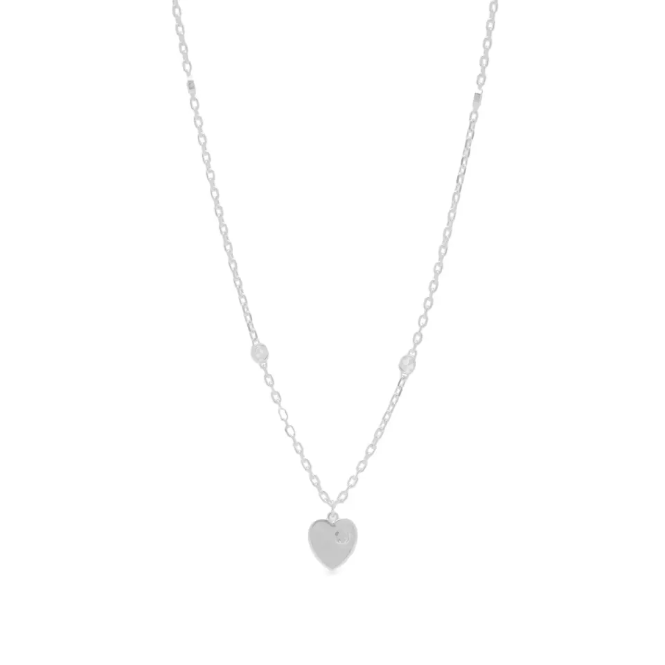 Gucci Heart Enamel Necklace