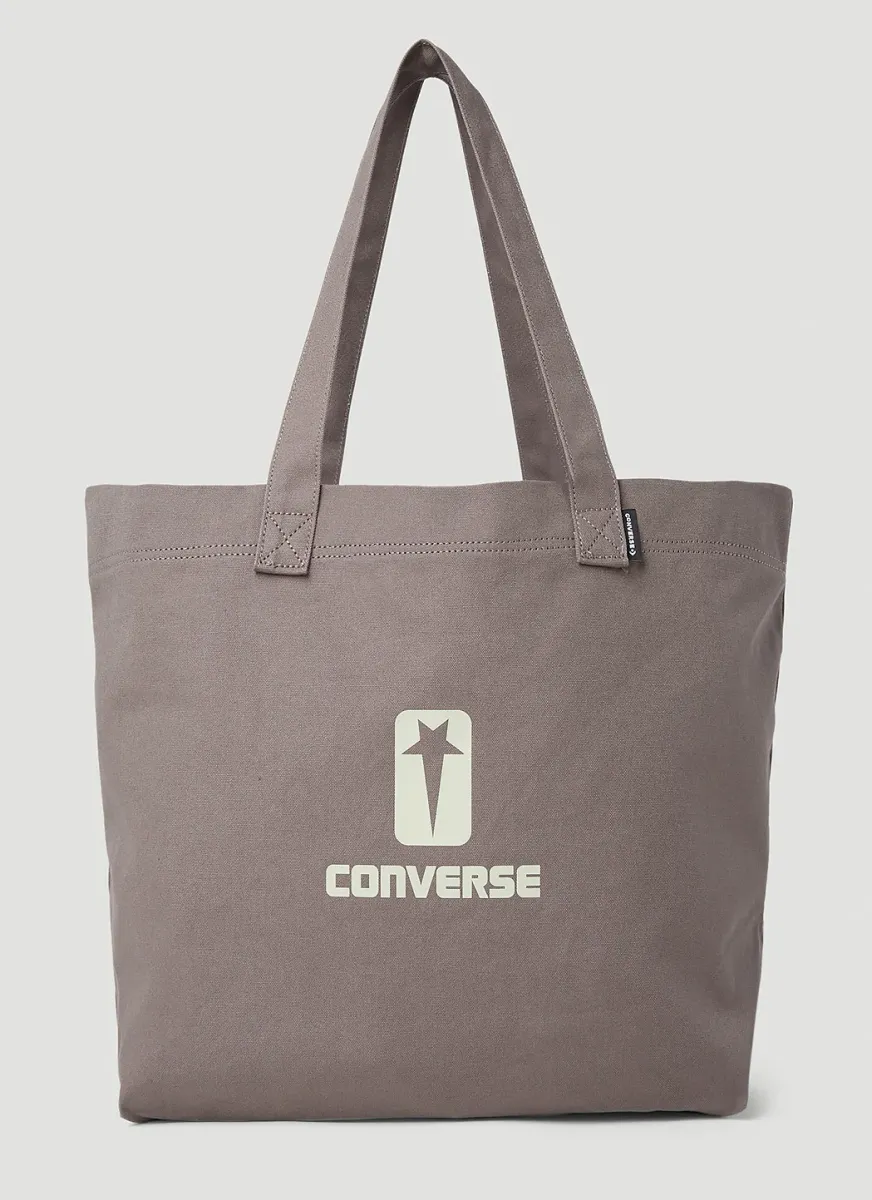 Logo Print Tote Bag