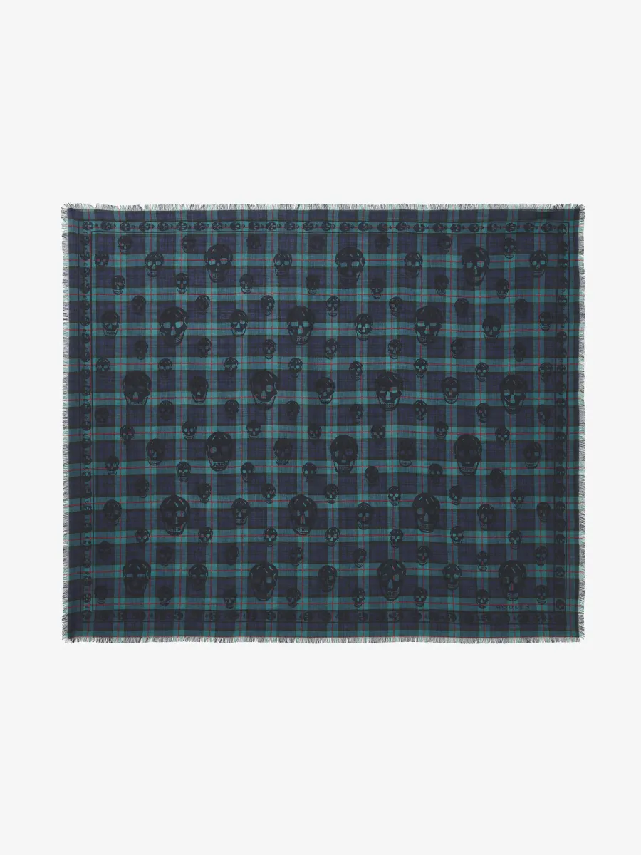 Tartan Skull Foulard