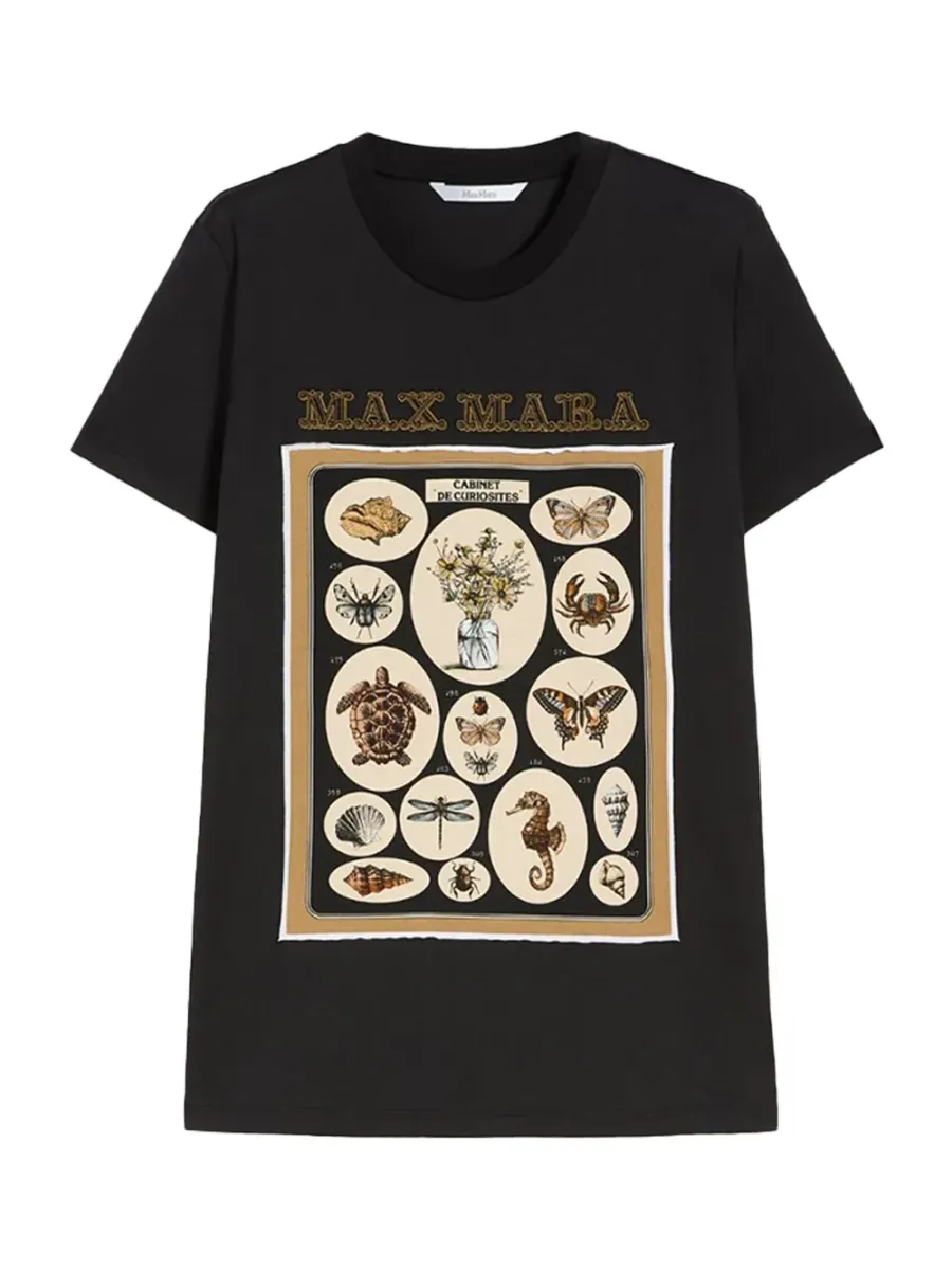 Cotton Jersey T-Shirt Black