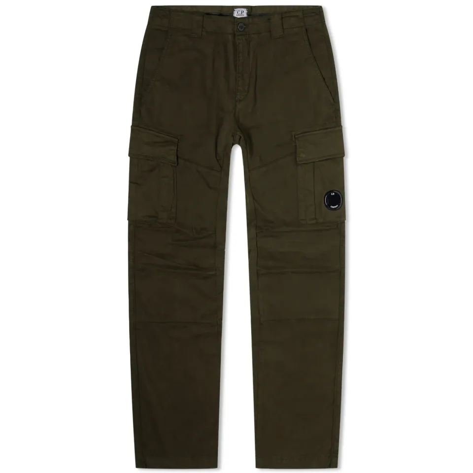 Stretch Sateen Cargo Pants