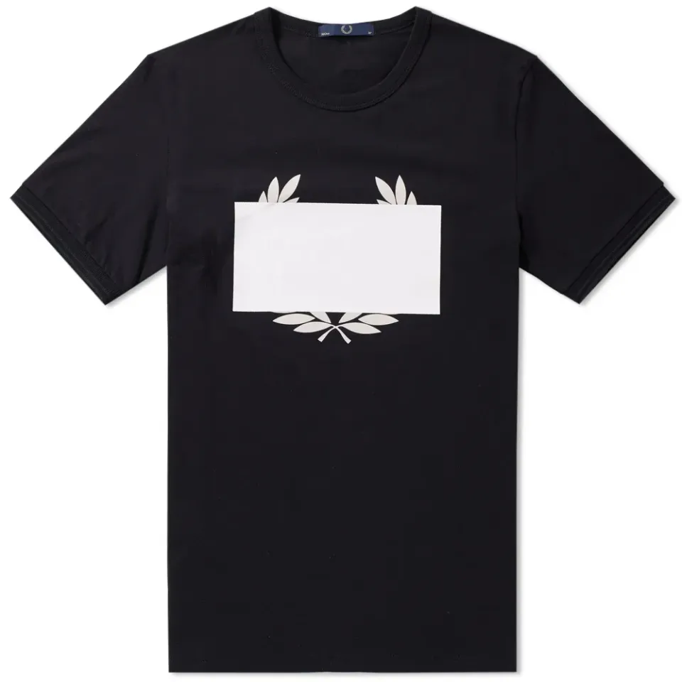 Fred Perry x Laurel Wreath Redacted Printed Tee