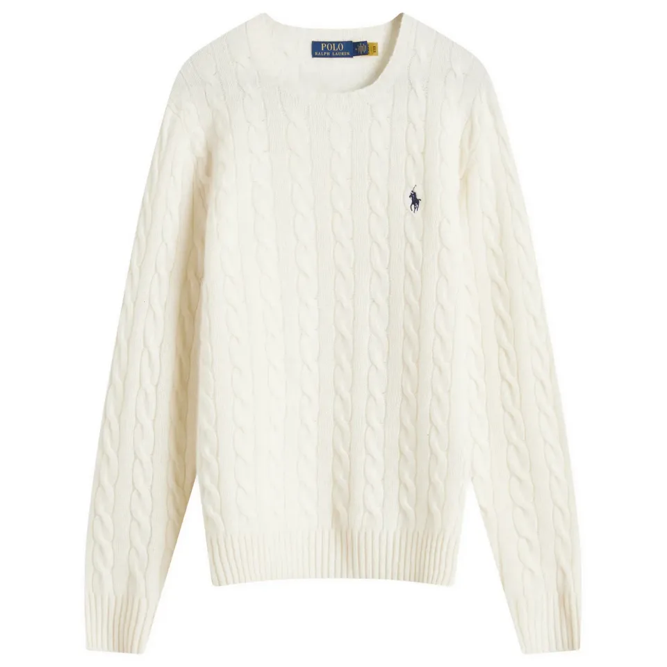 Wool Cashmere Crew Knit