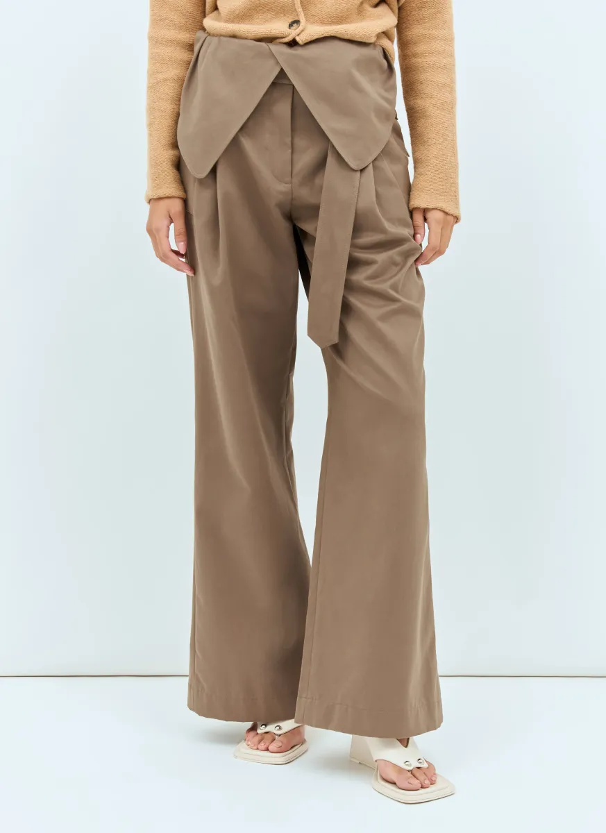 Fold-Over Pants