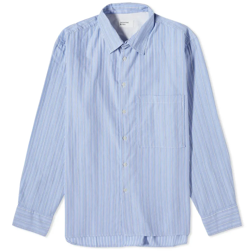 Posh Stripe Square Pocket Shirt