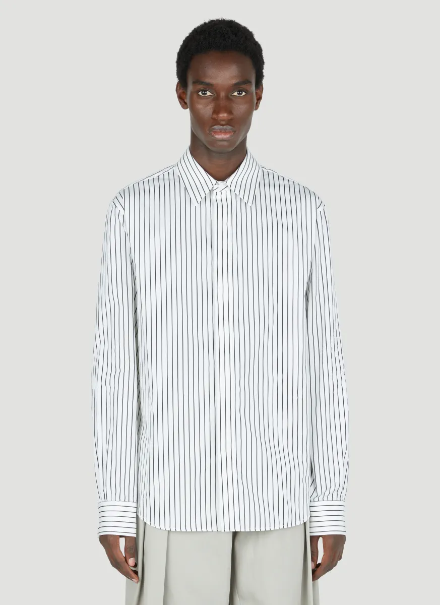 Pinstripe Poplin Shirt