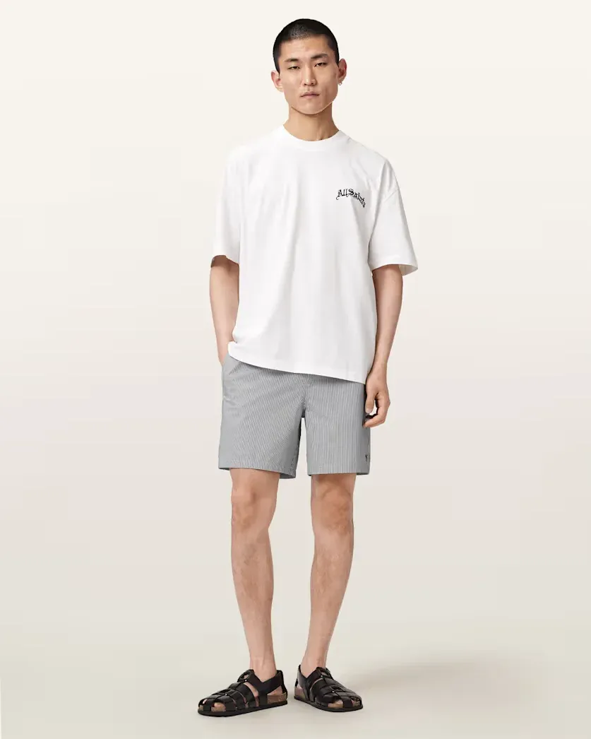 Cipher Striped Swim Shorts