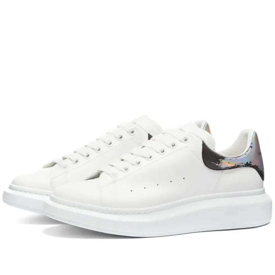 Hologram Heel Tab Wedge Sole Sneaker