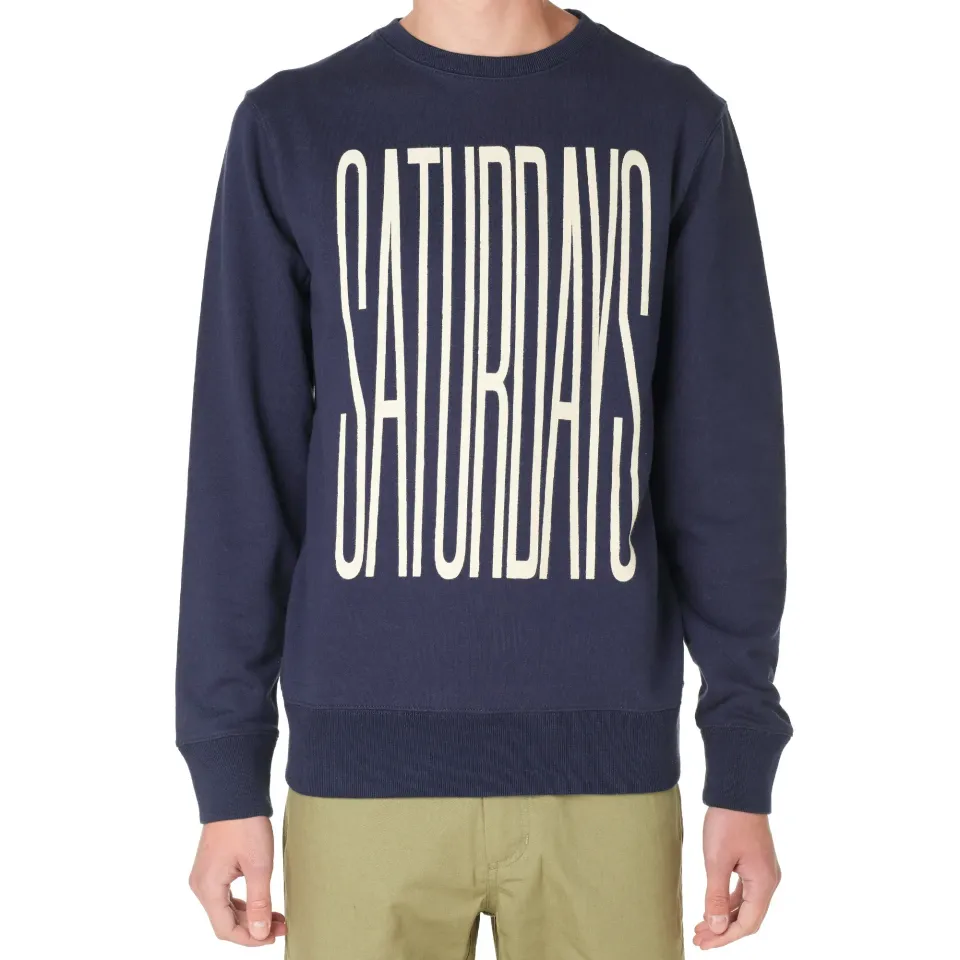 Saturdays Bowery Streched Crew Sweat