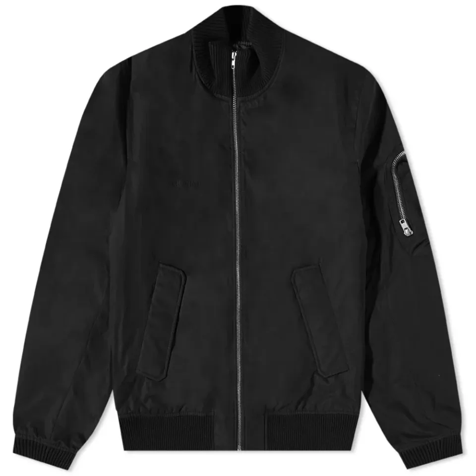 Zip Through Bomber Jacket