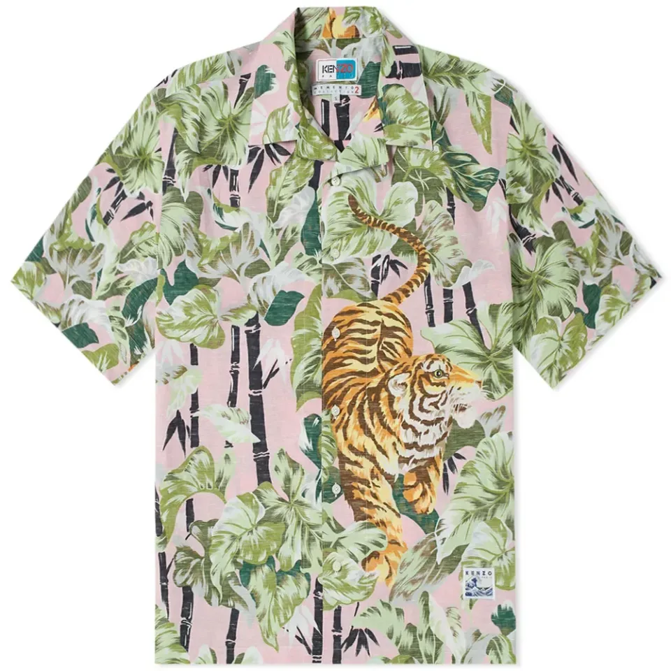 Bamboo Tiger Hawaiian Shirt