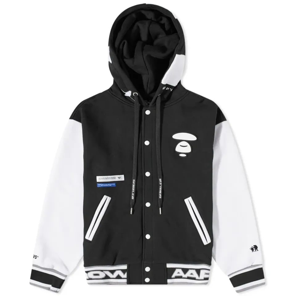 AAPE Hooded Baseball Jacket