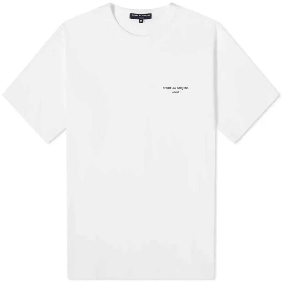 Comme Des Garcons Homme Logo Tee