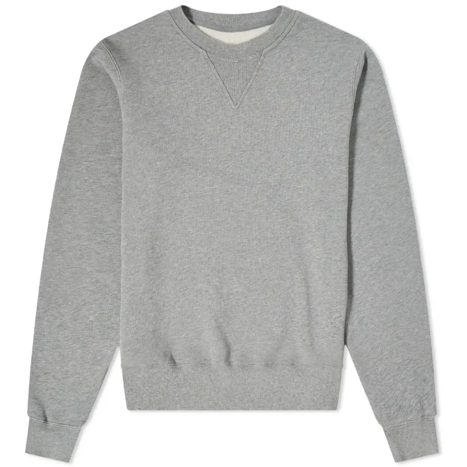 Back Knitch Details Crew Sweat