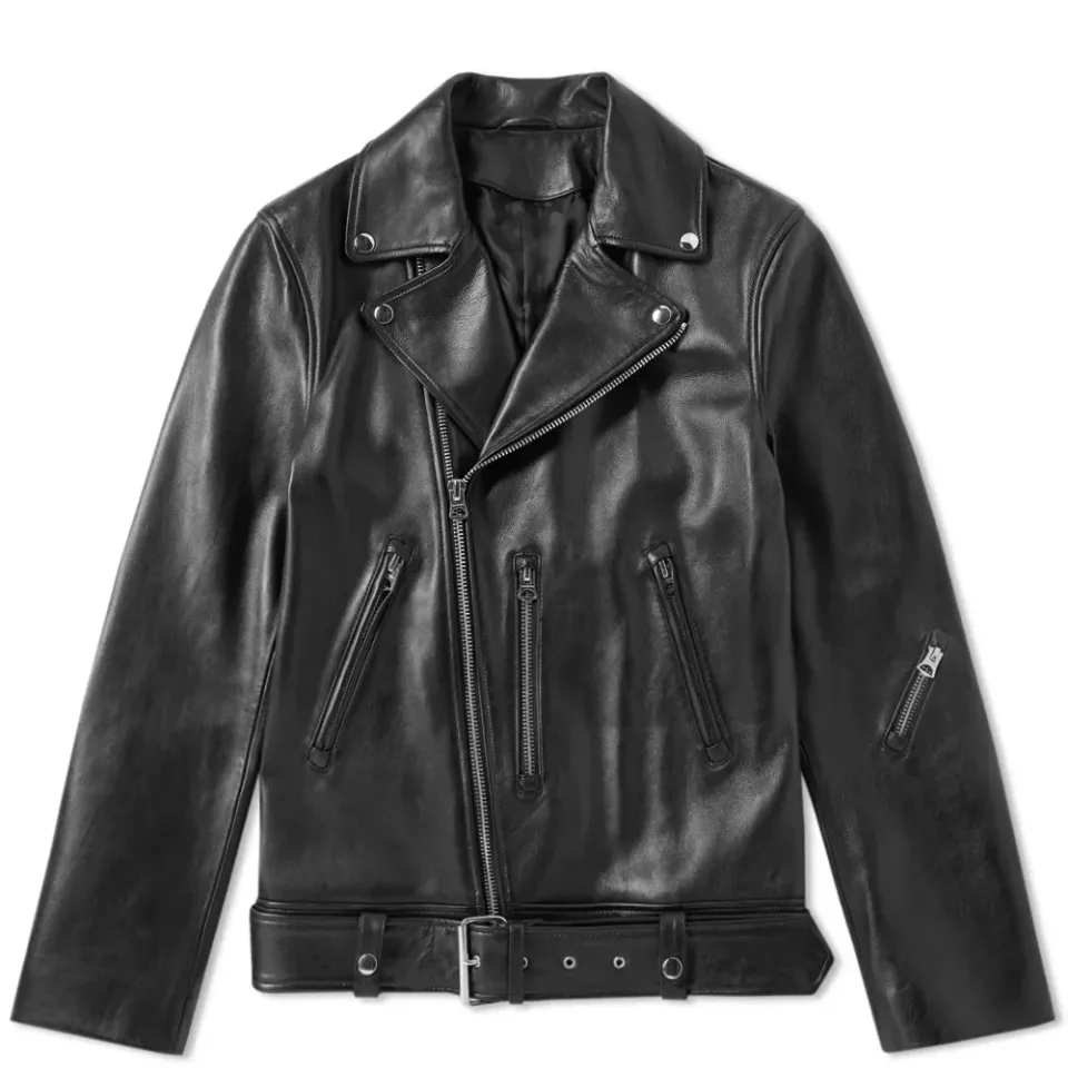 Nate Clean Leather Jacket