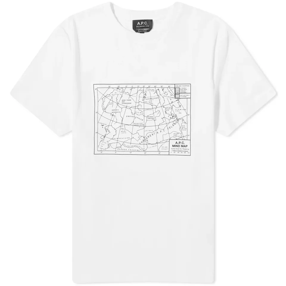 A.P.C. Carl Mind Map T-Shirt