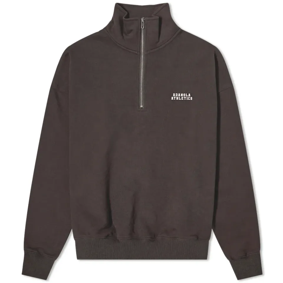 Oversized Funnel Neck Zip Sweat