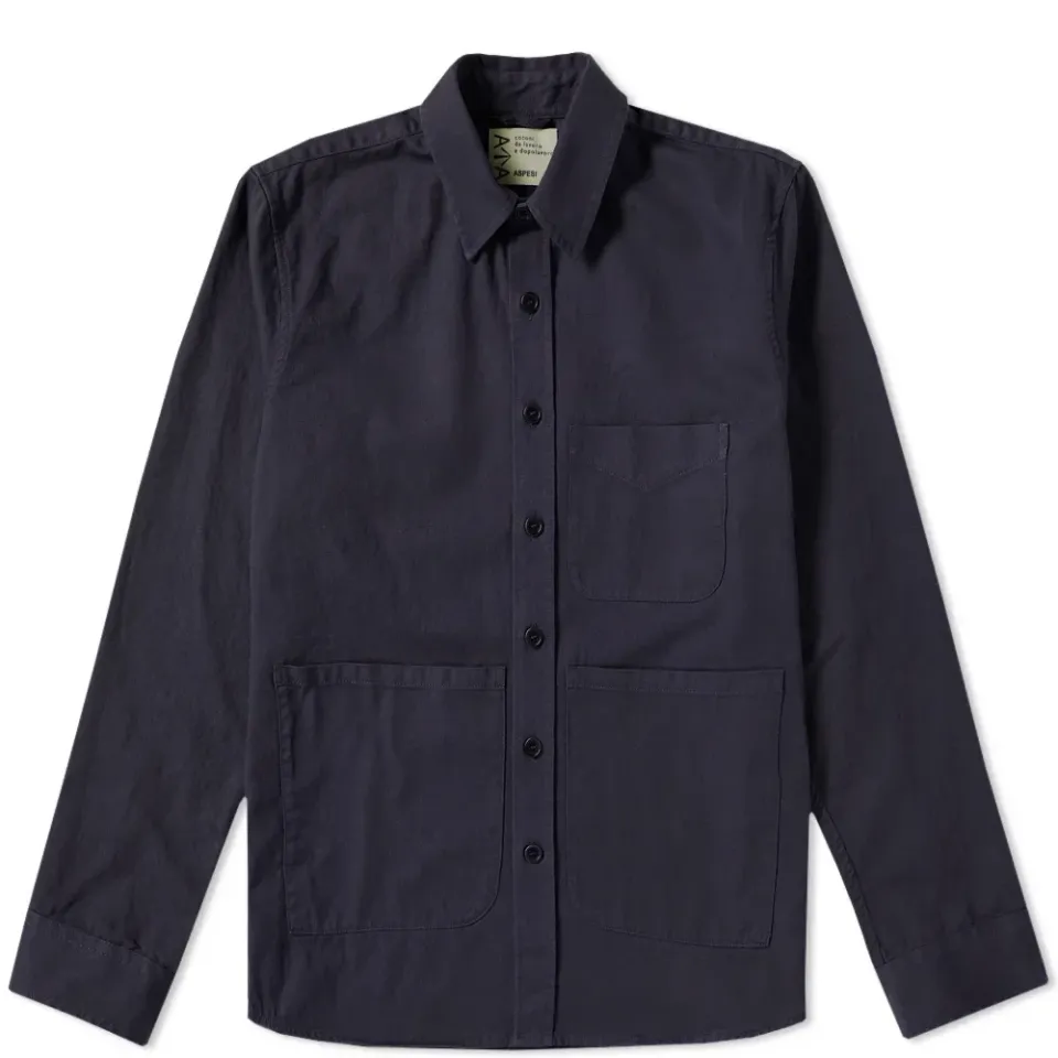 Patch Pocket Cotton Twill Chore Jacket