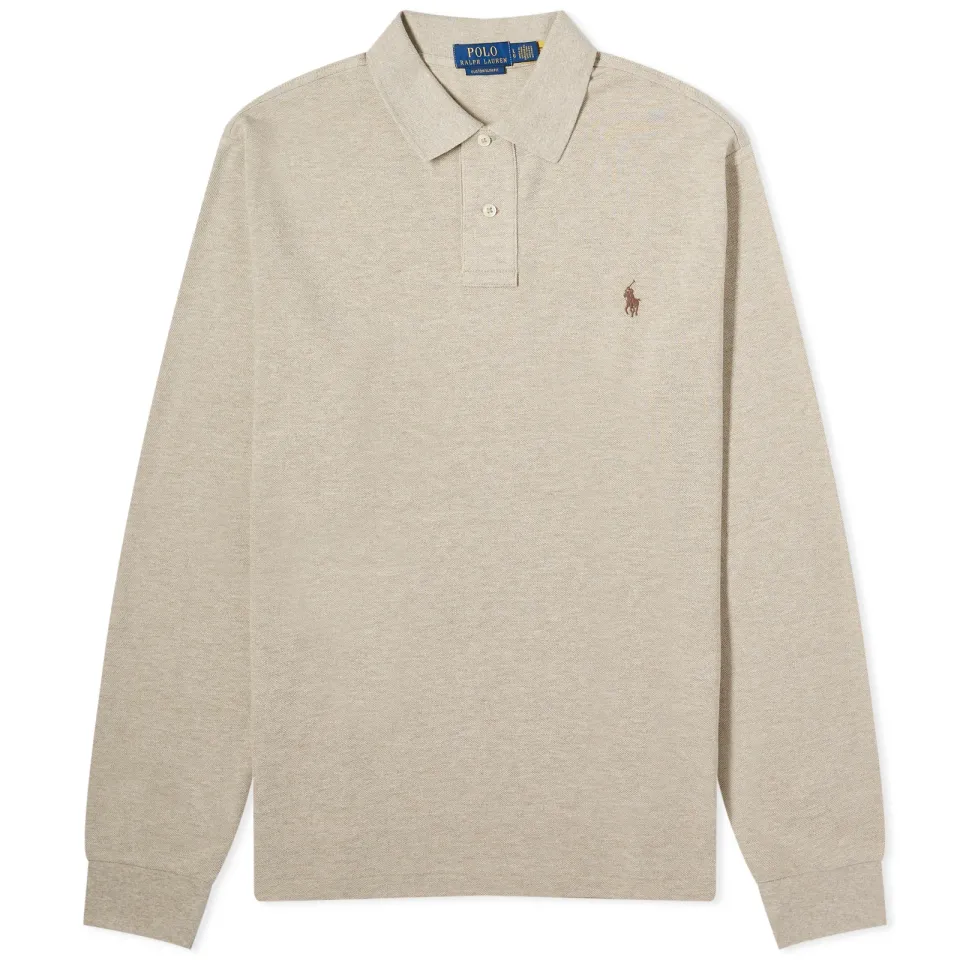 Long Sleeve Custom Fit Polo Shirt