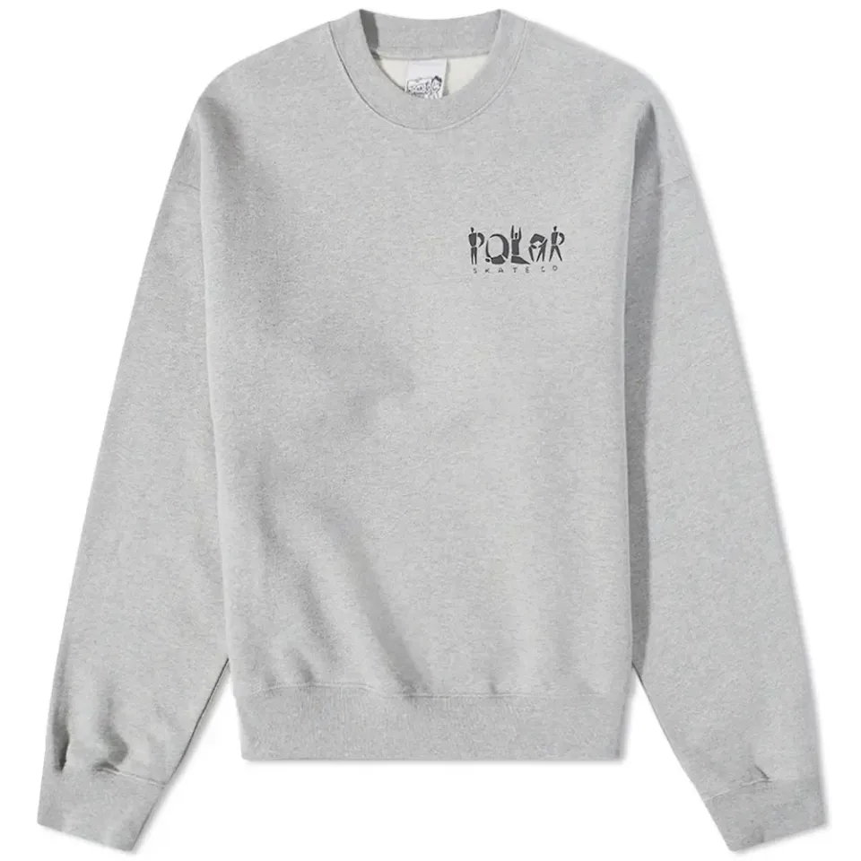 Polar Skate Co. Group Logo Crew Sweat
