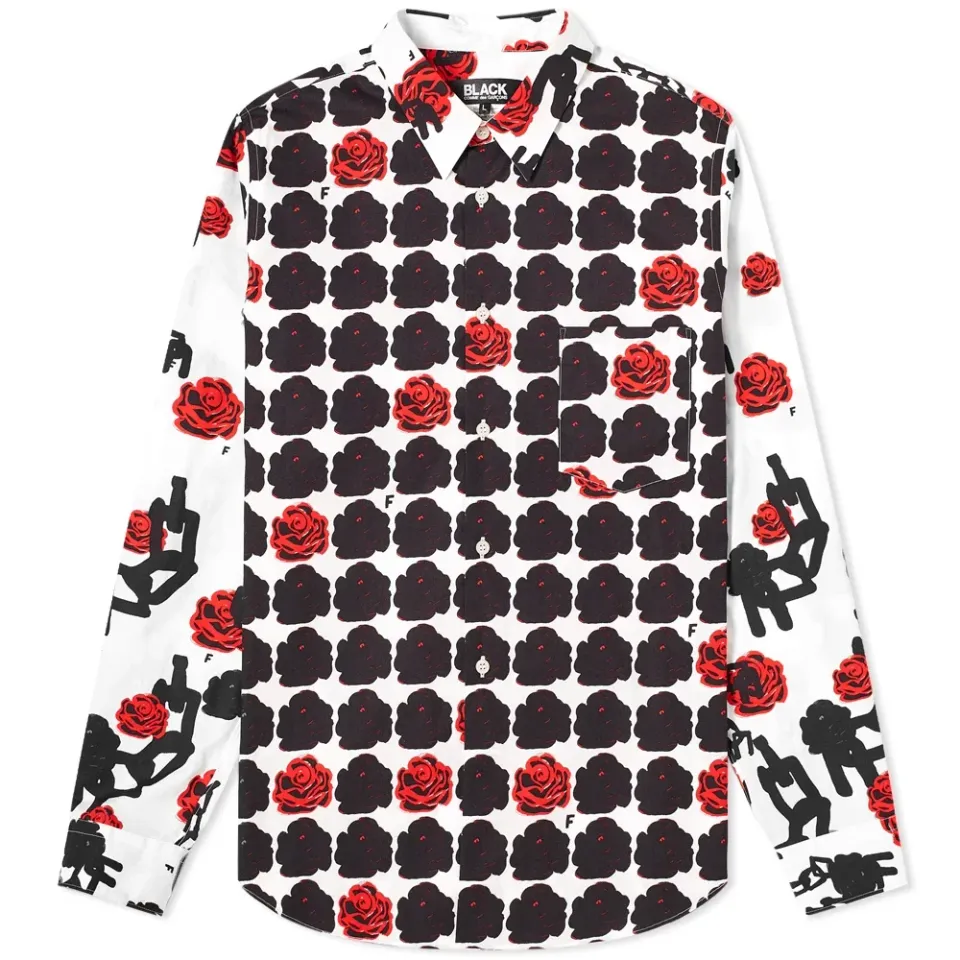 Comme des Garcons Black Rose Chain Shirt