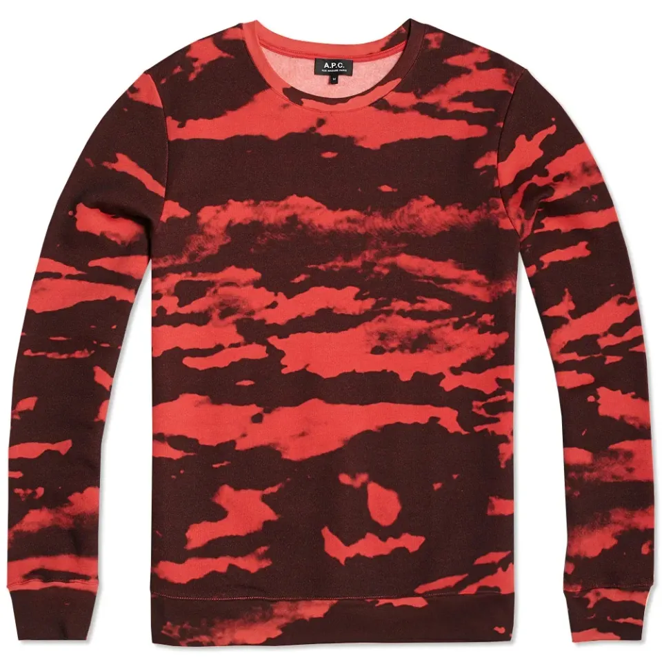 A.P.C Basic Allover Print Sweat