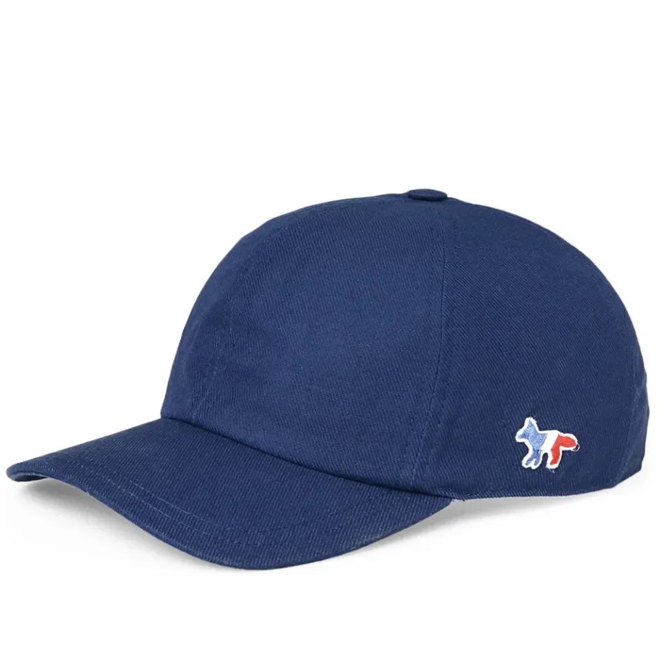 Maison Kitsuné Tricolour Fox 6 Panel Cap
