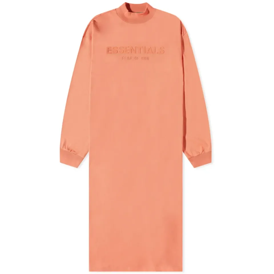 Long Sleeve Logo Dress