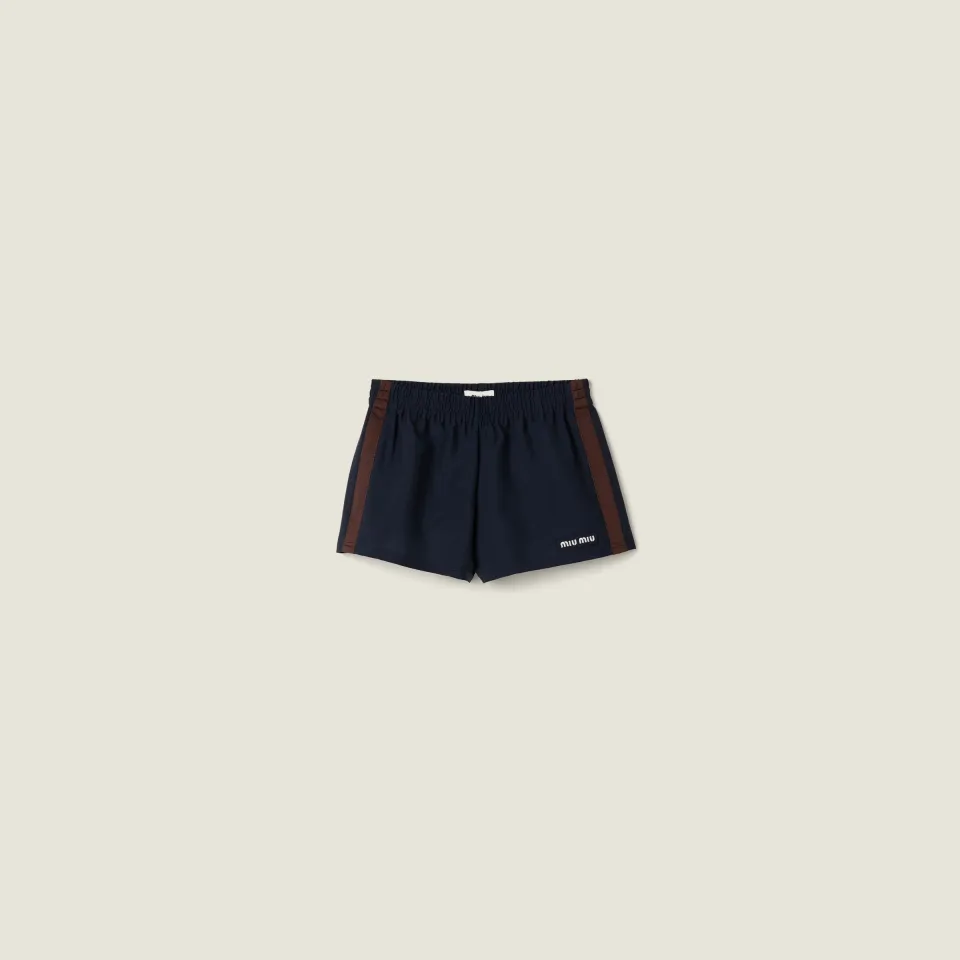 Kid mohair shorts