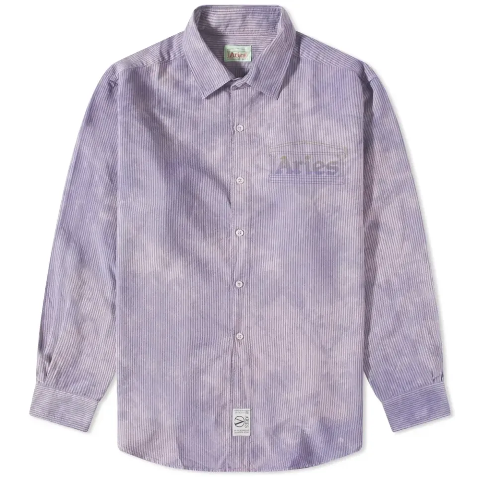 Overdyed Oxford Stripe Shirt