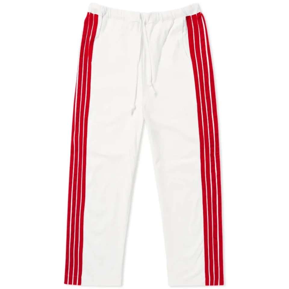 Cropped Wide Fit Stripe Track Pant