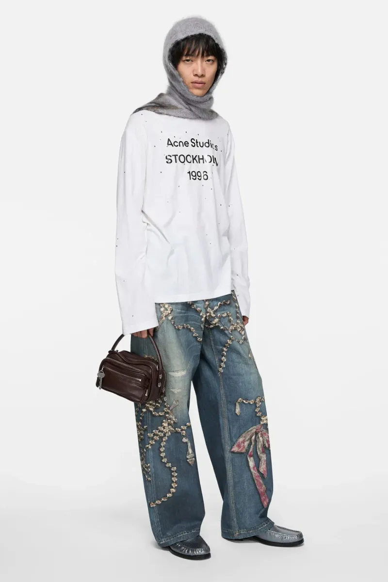 Rhinestone logo t-shirt