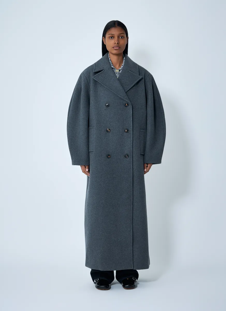 Wool-Blend Coat