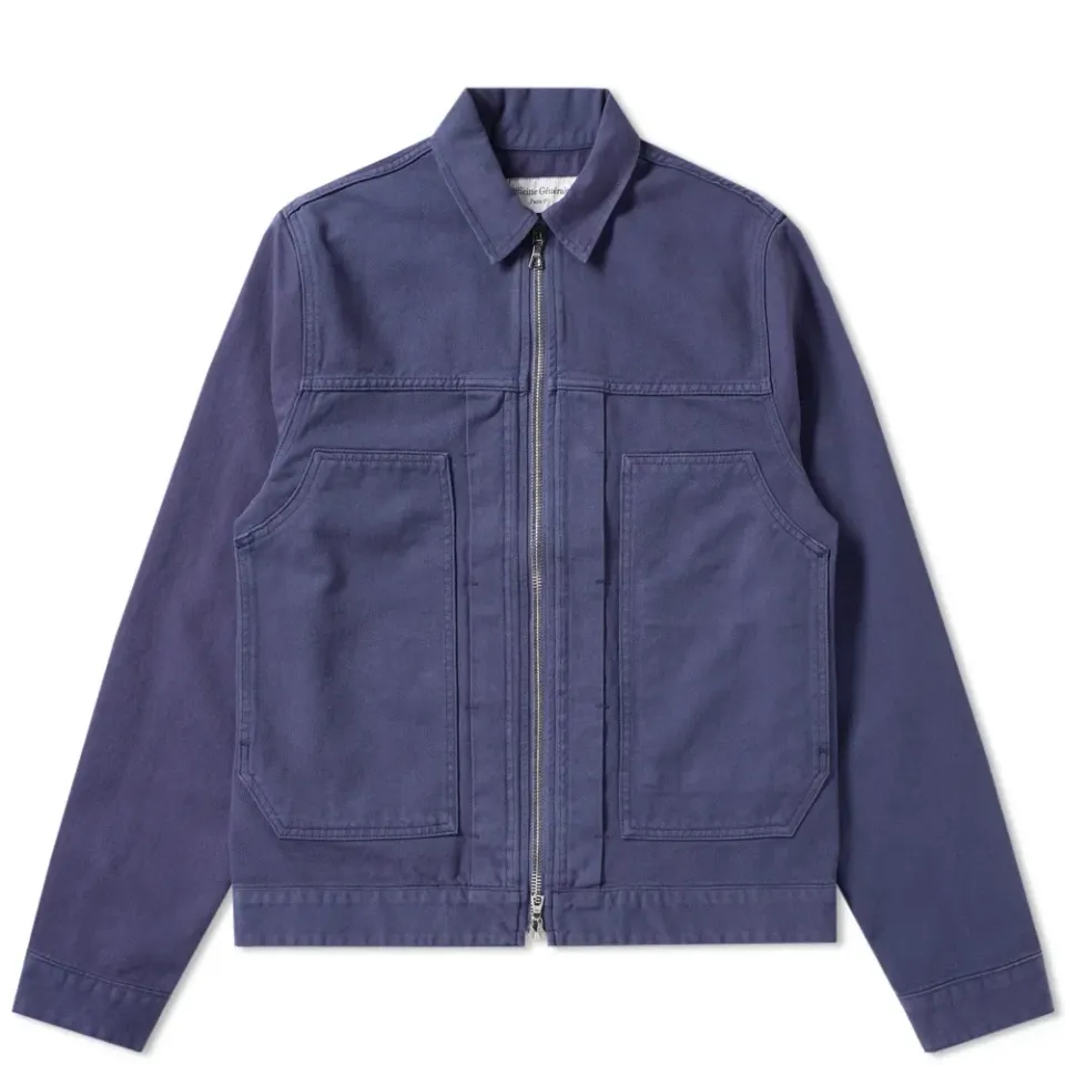 Cilian Garment Dyed Zip Denim Jacket