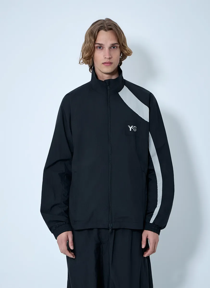 Raw Edge 3 Stripes Nylon Shell Jacket