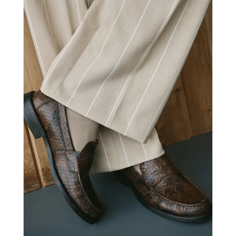 Twisted Tailor Snake Loafer
