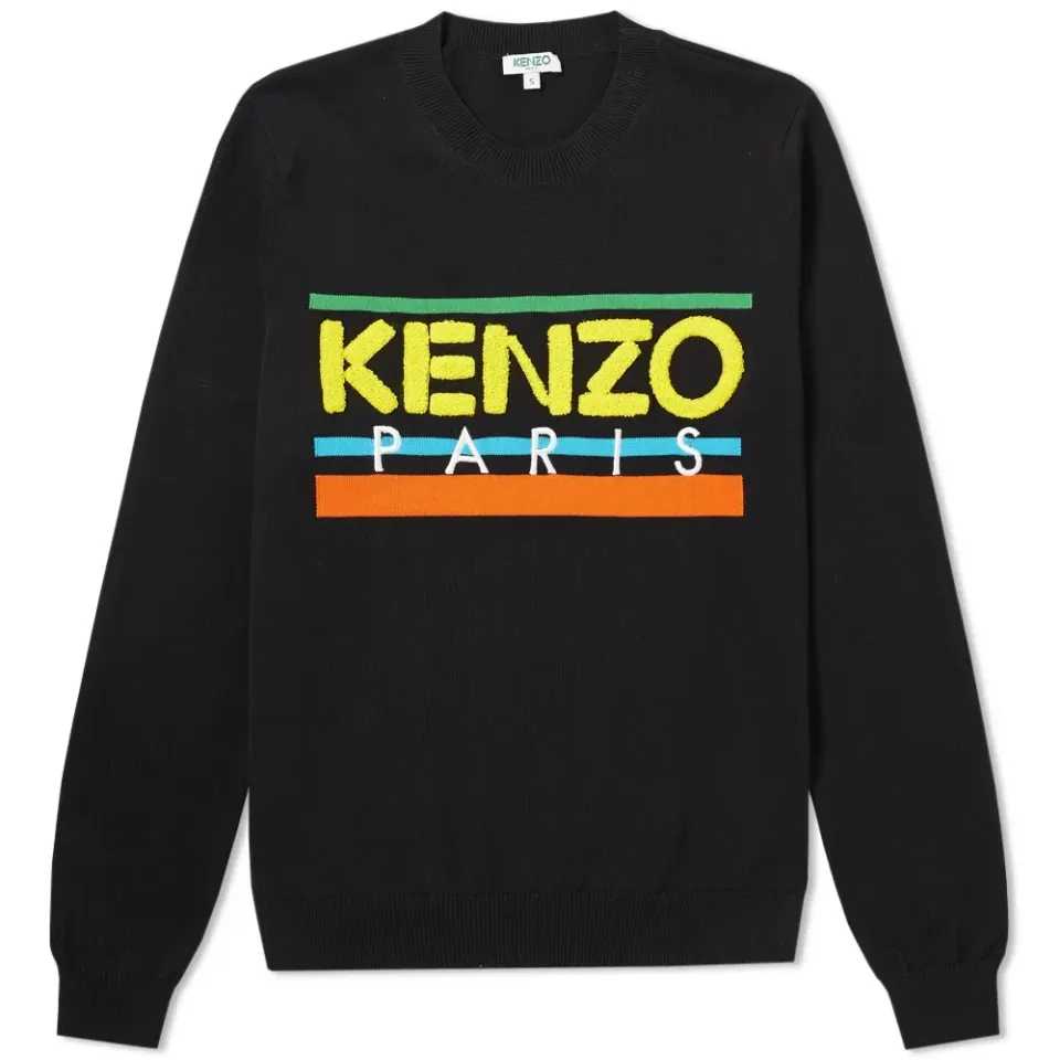 Paris Logo Knitted Crew