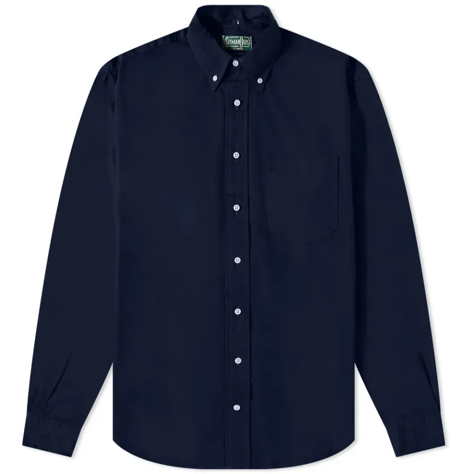 Button Down Overdyed Oxford Shirt