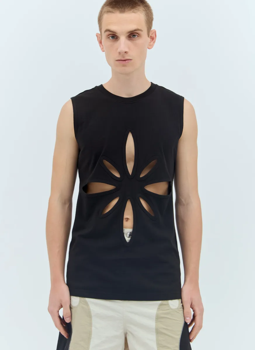 Origami Cut-Out Sleeveless Top