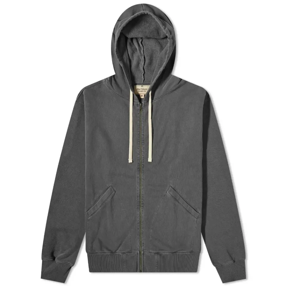 Embroidered Arrow Zip Hoody