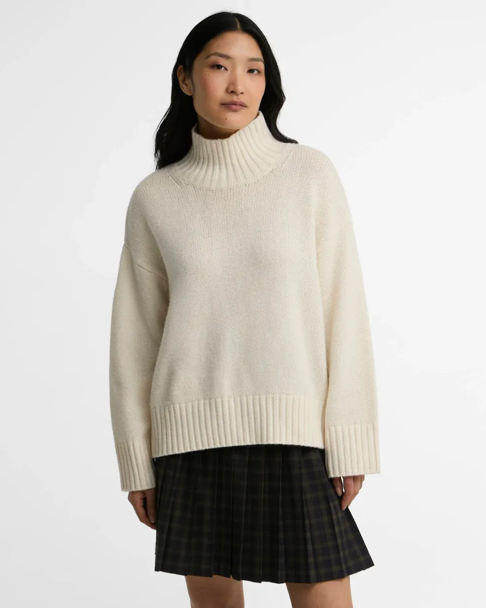 Woodhouse Cashmere-Blend Funnel Neck Jumper