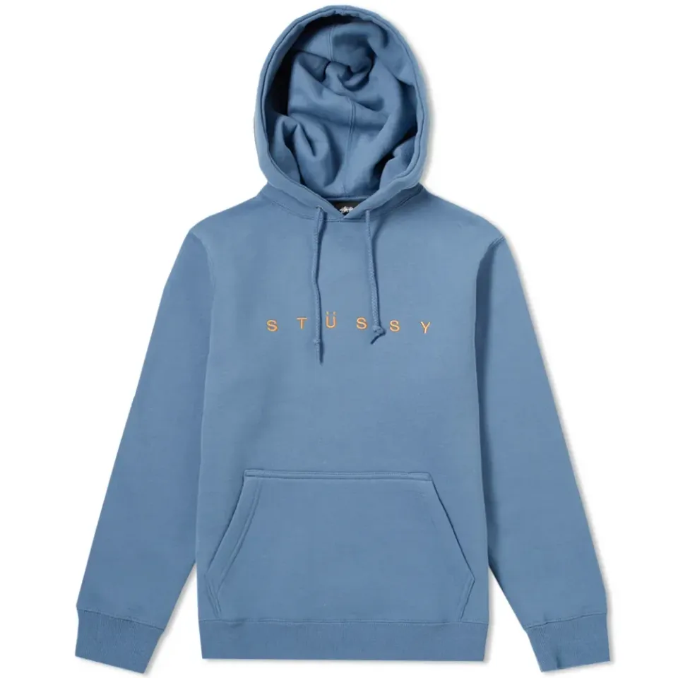 Helvetica Spread Applique Hoody