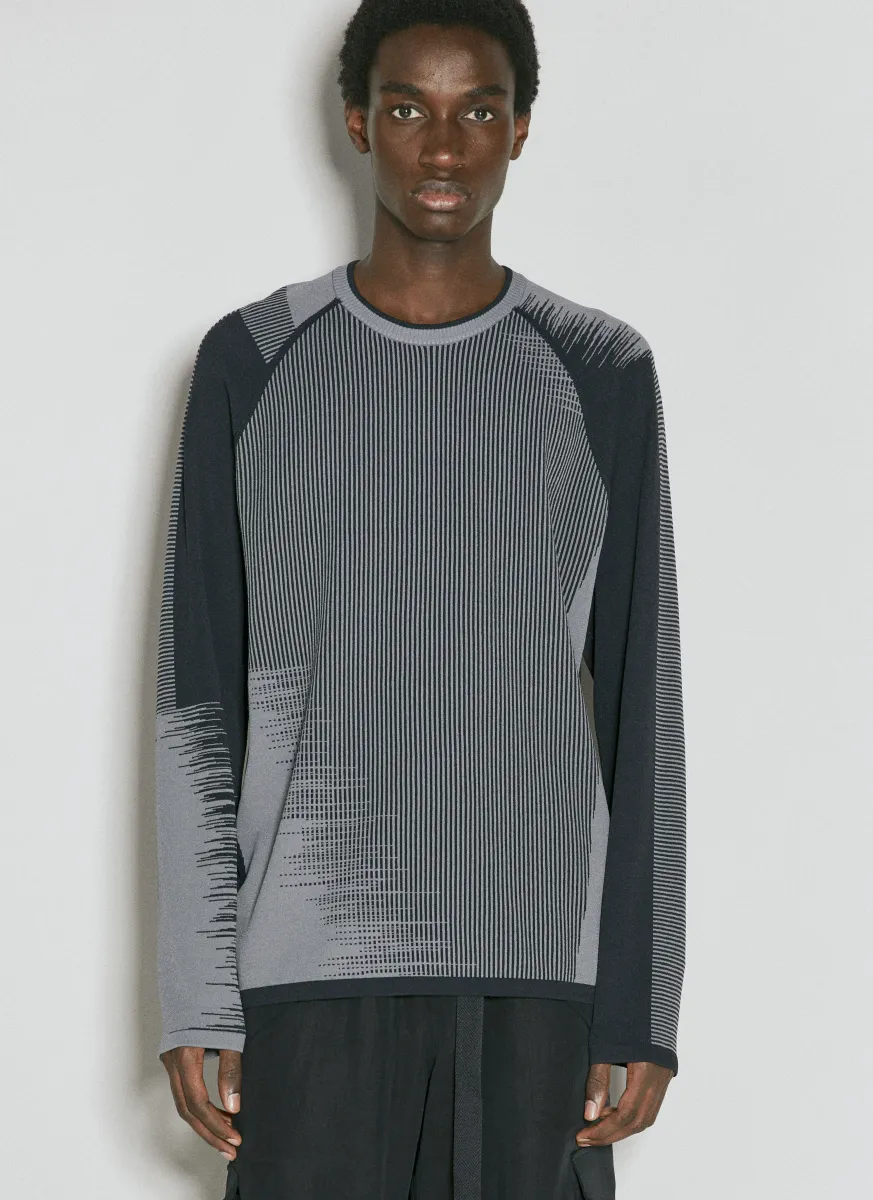 Engineered Knit Sweater