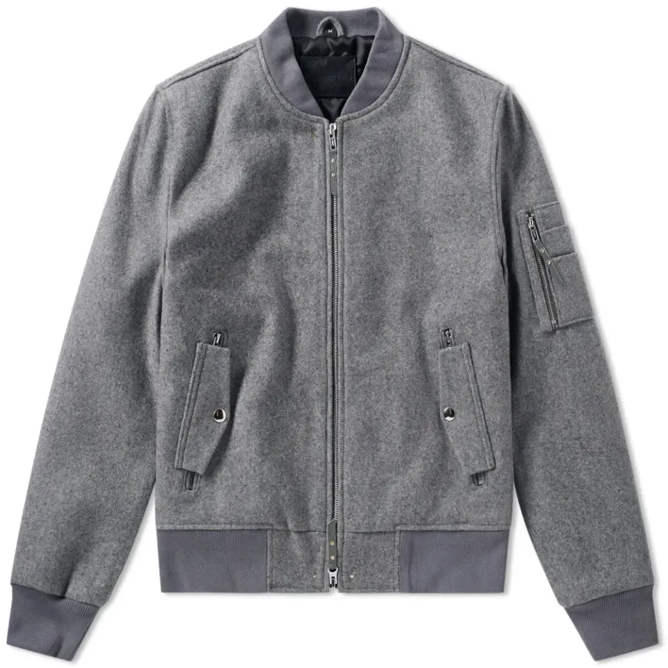 Wool MA-1 Bomber Jacket