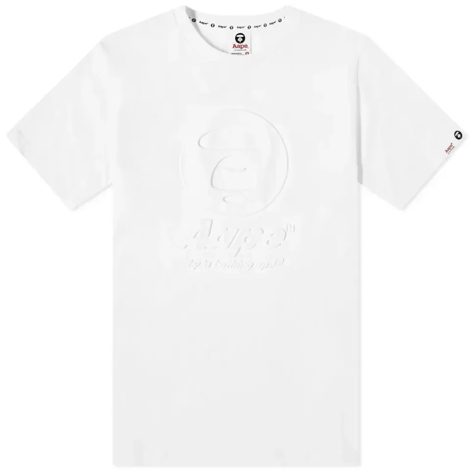 AAPE Embossed Moon Face T-Shirt