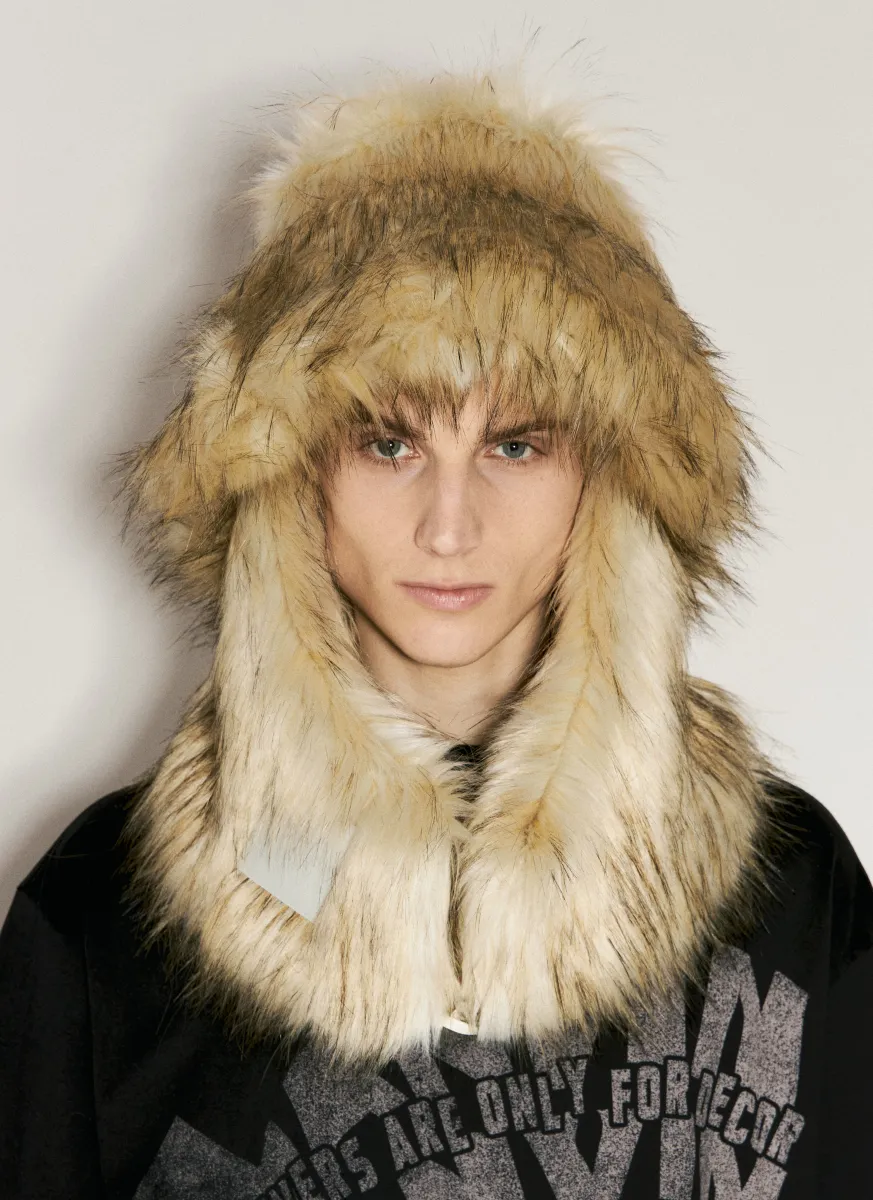 Faux Fur Fisherman Hat