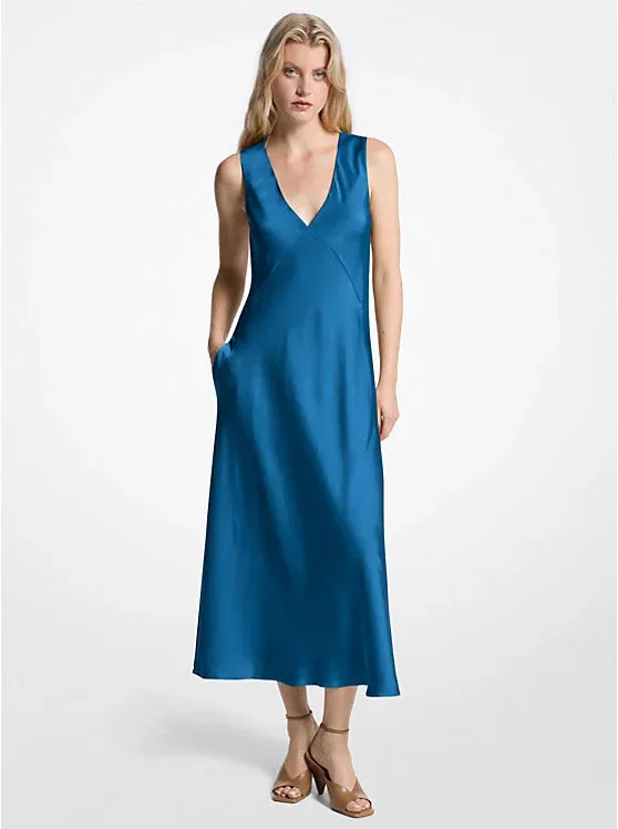 Satin Midi Dress