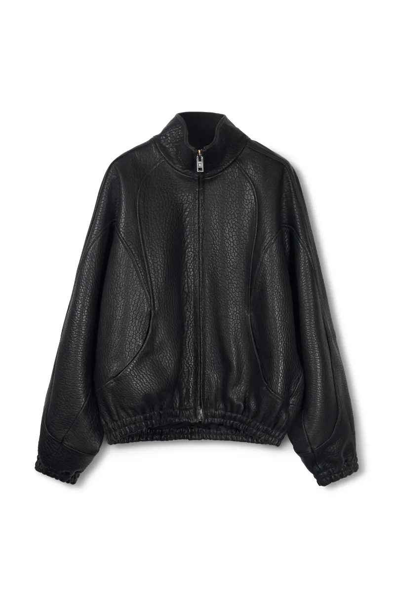 Track Jacket in Primal Lambskin Leather